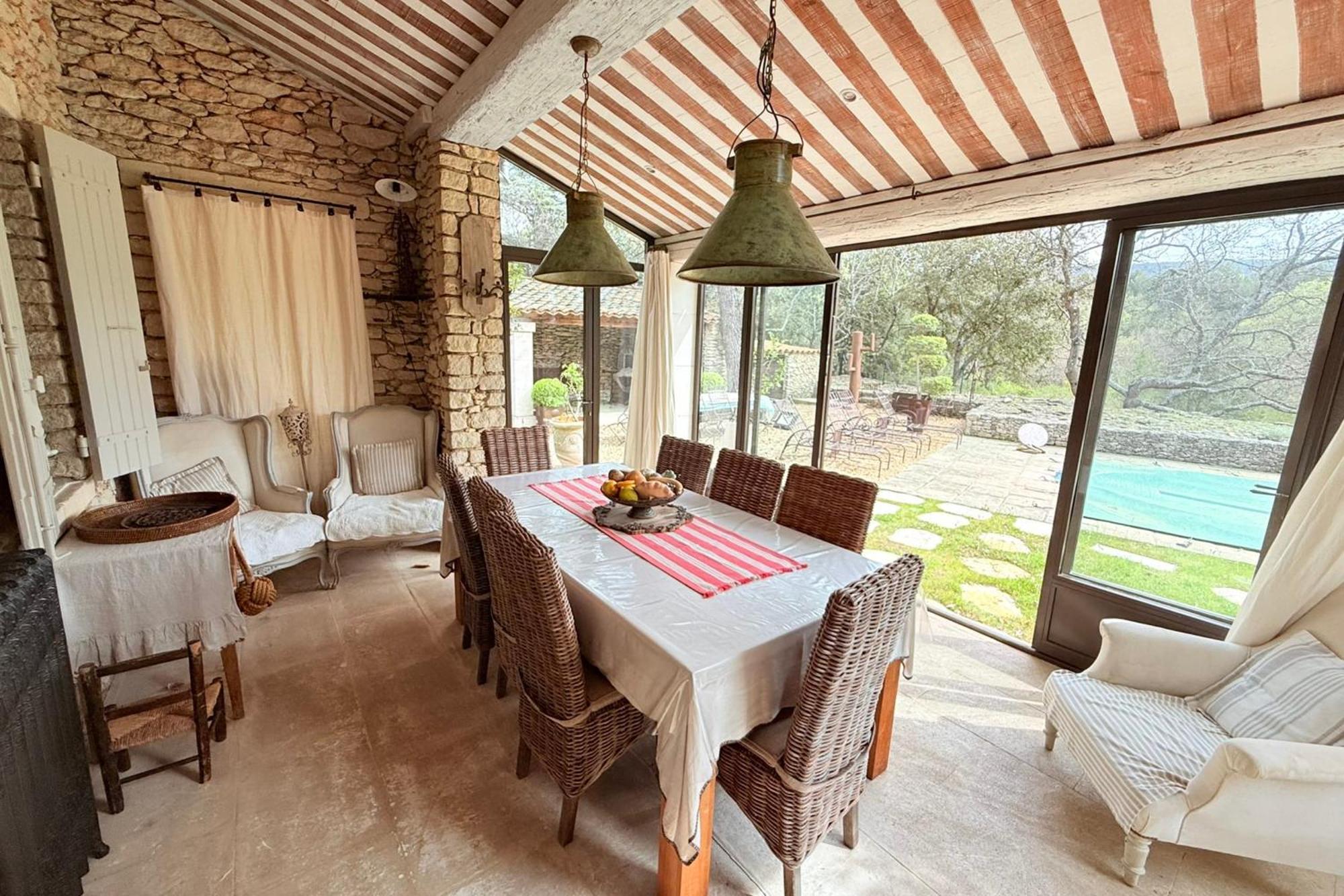 Beautiful Provencal Villa With Pool And Jacuzzi Lacoste  Exteriér fotografie